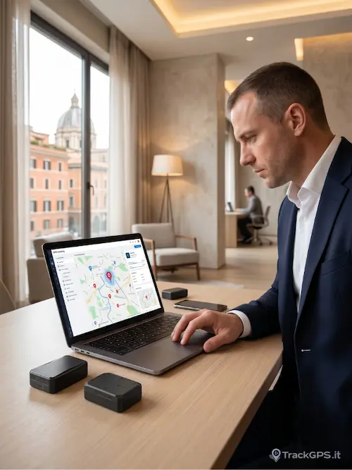 Strumenti professionali per investigazione e sorveglianza GPS — TrackGPS.it Polinet Roma